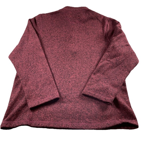 Woolridge Quarter Zip Men's XL pullover Burgundy - Picture 3 of 6